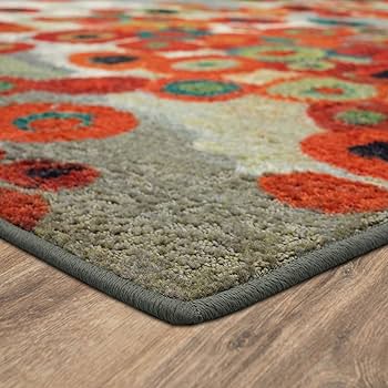 Amazon.com: Mohawk Home Tossed Floral Area Rug, 2' X 8